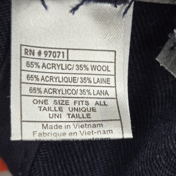 Auburn Tigers Top of the World Velcro Back Collegiate Licensed Navy OrangeWool - Picture 5 of 6